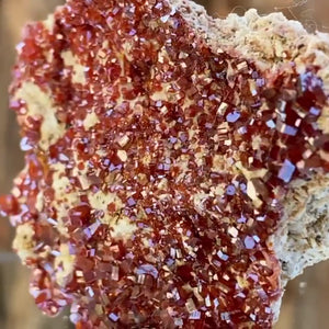 6.5cm 60g Vanadinite from Mibladen, Morocco