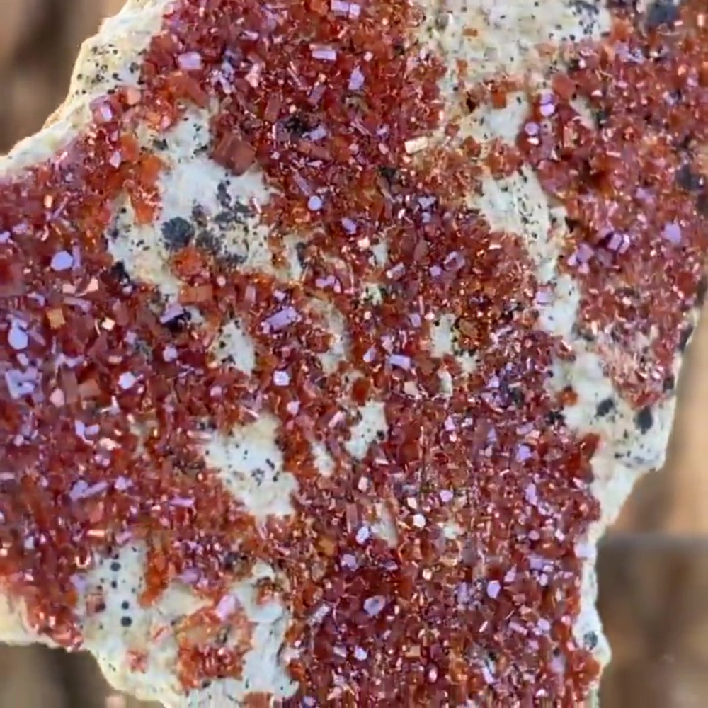6.5cm 50g Vanadinite from Mibladen, Morocco