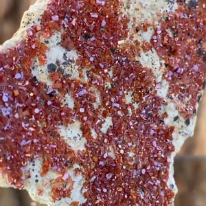 6.5cm 50g Vanadinite from Mibladen, Morocco