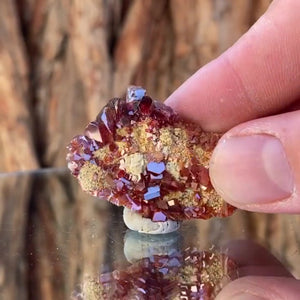4cm 14g Vanadinite from Mibladen, Morocco