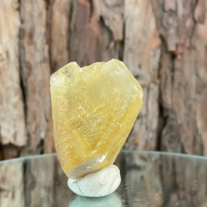 
            
                Load image into Gallery viewer, 6cm 70g Yellow Dogtooth Calcite from Imilchil, Middle Atlas Mtns, Morocco
            
        