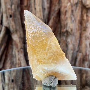 10cm 175g Yellow Calcite from Imilchil, Middle Atlas Mtns, Morocco