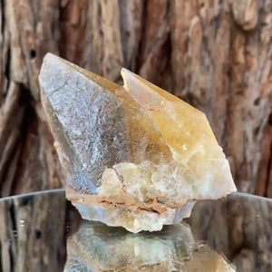 11cm 445g Yellow Calcite from Imilchil, Middle Atlas Mtns, Morocco