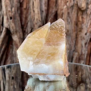 11cm 445g Yellow Calcite from Imilchil, Middle Atlas Mtns, Morocco