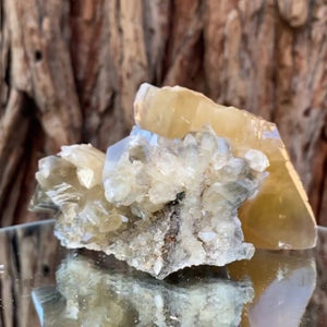 
            
                Load image into Gallery viewer, 12.5cm 440g Yellow Calcite from Imilchil, Middle Atlas Mtns, Morocco
            
        