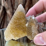 7.5cm 220g Yellow Calcite from Imilchil, Middle Atlas Mtns, Morocco