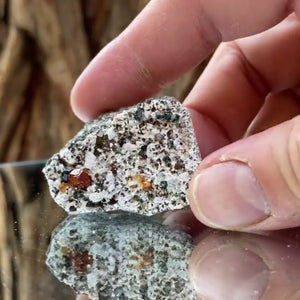 4cm 24g Garnet & Smoky Quartz from Fujian, China