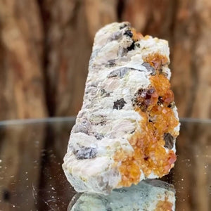5.5cm 36g Garnet & Smoky Quartz from Fujian, China