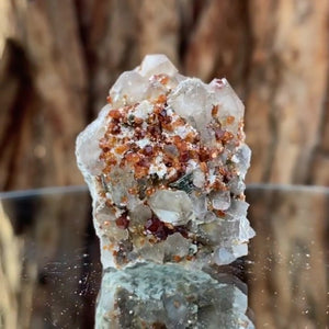4.5cm 48g Garnet & Smoky Quartz from Fujian, China