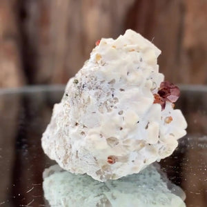 3cm 21g Garnet & Smoky Quartz from Fujian, China