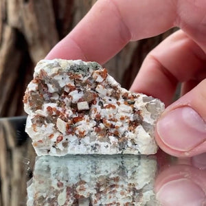 5cm 47g Garnet & Smoky Quartz from Fujian, China