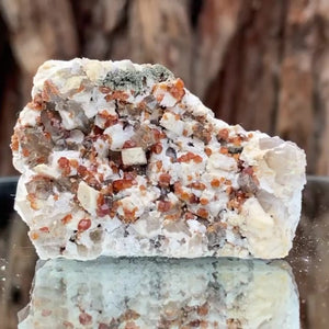 5cm 47g Garnet & Smoky Quartz from Fujian, China