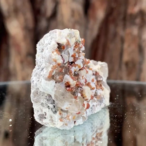 5cm 47g Garnet & Smoky Quartz from Fujian, China
