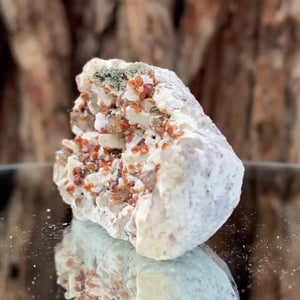 5cm 47g Garnet & Smoky Quartz from Fujian, China
