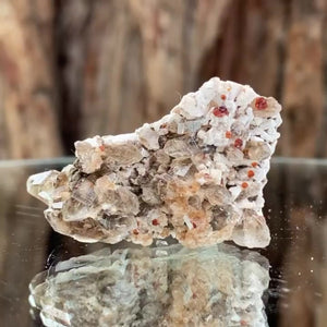 4cm 15g Garnet & Smoky Quartz from Fujian, China