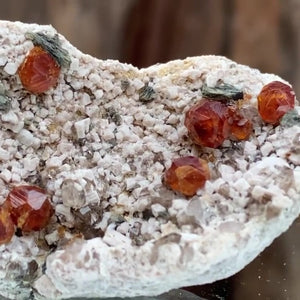 5.5cm 38g Garnet & Smoky Quartz from Fujian, China