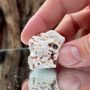 4cm 26g Garnet & Smoky Quartz from Fujian, China