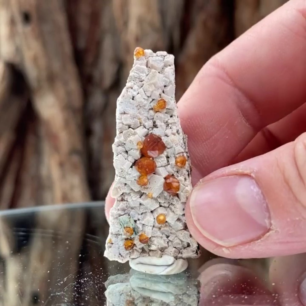 4.5cm 11g Garnet & Smoky Quartz from Fujian, China