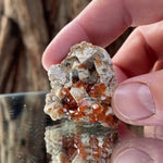 3.5cm 22g Garnet & Smoky Quartz from Fujian, China
