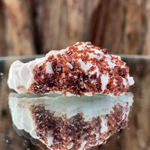 4.5cm 18g Garnet & Smoky Quartz from Fujian, China