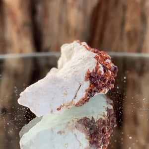 4.5cm 18g Garnet & Smoky Quartz from Fujian, China