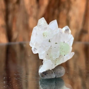 3cm 10g Prehnite and Quartz from Yunnan, China