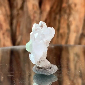 3cm 10g Prehnite and Quartz from Yunnan, China