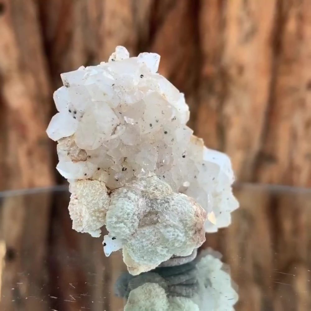 6cm 35g Prehnite and Quartz from Yunnan, China
