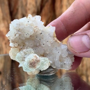 6cm 35g Prehnite and Quartz from Yunnan, China