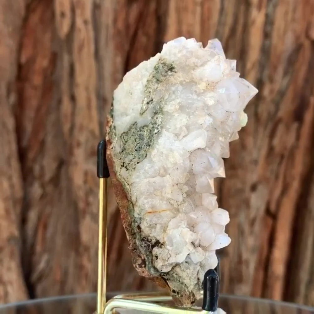 9cm 155g Prehnite and Quartz from Yunnan, China