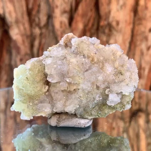 
            
                Load image into Gallery viewer, 7.5cm 100g Prehnite and Quartz from Yunnan, China
            
        