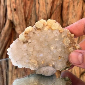 8cm 135g Prehnite and Quartz from Yunnan, China
