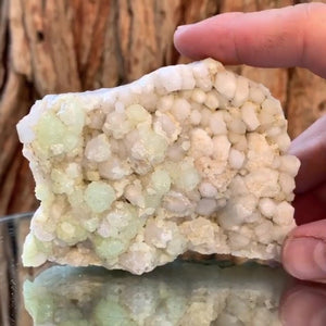9cm 355g Prehnite and Quartz from Yunnan, China