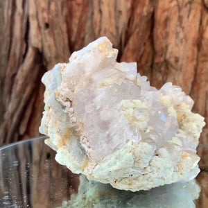 13cm 1.01kg Prehnite and Quartz from Yunnan, China