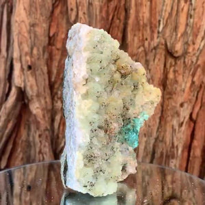 15cm 1.05kg Prehnite and Quartz from Yunnan, China