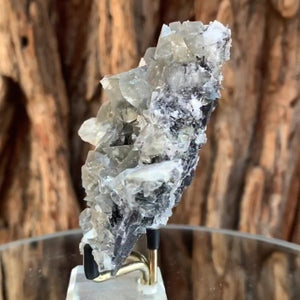 9cm 180g Stibnite & Calcite from Hunan, China