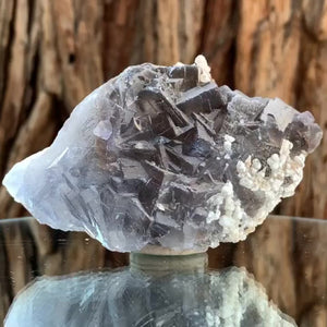 10cm 265g Purple Fluorite from Balochistan, Pakistan