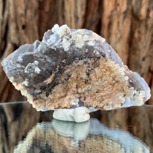 10cm 265g Purple Fluorite from Balochistan, Pakistan