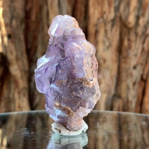 7cm 175g Purple Fluorite from Balochistan, Pakistan