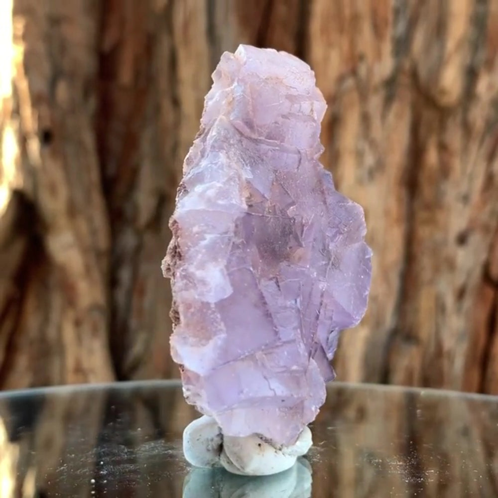 7cm 175g Purple Fluorite from Balochistan, Pakistan