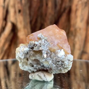 4.4cm 124g Scheelite from Mt. Xuebaoding, Sichuan, China