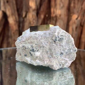 
            
                Load image into Gallery viewer, 7cm 130g Spanish Pyrite from Navajun, La Rioja, Spain
            
        