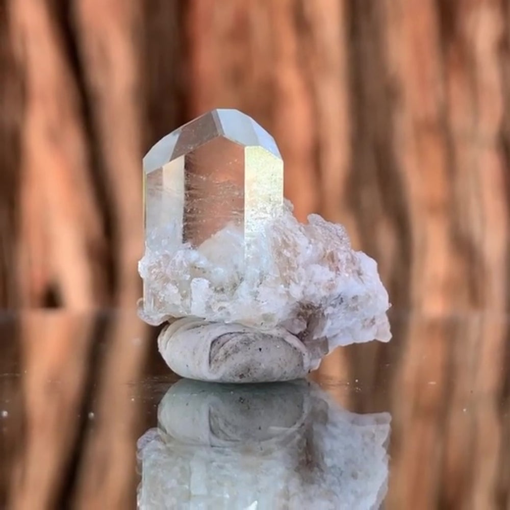 2.3cm 6g Aquamarine Crystals on Matrix, Tiston Mine, Pakistan