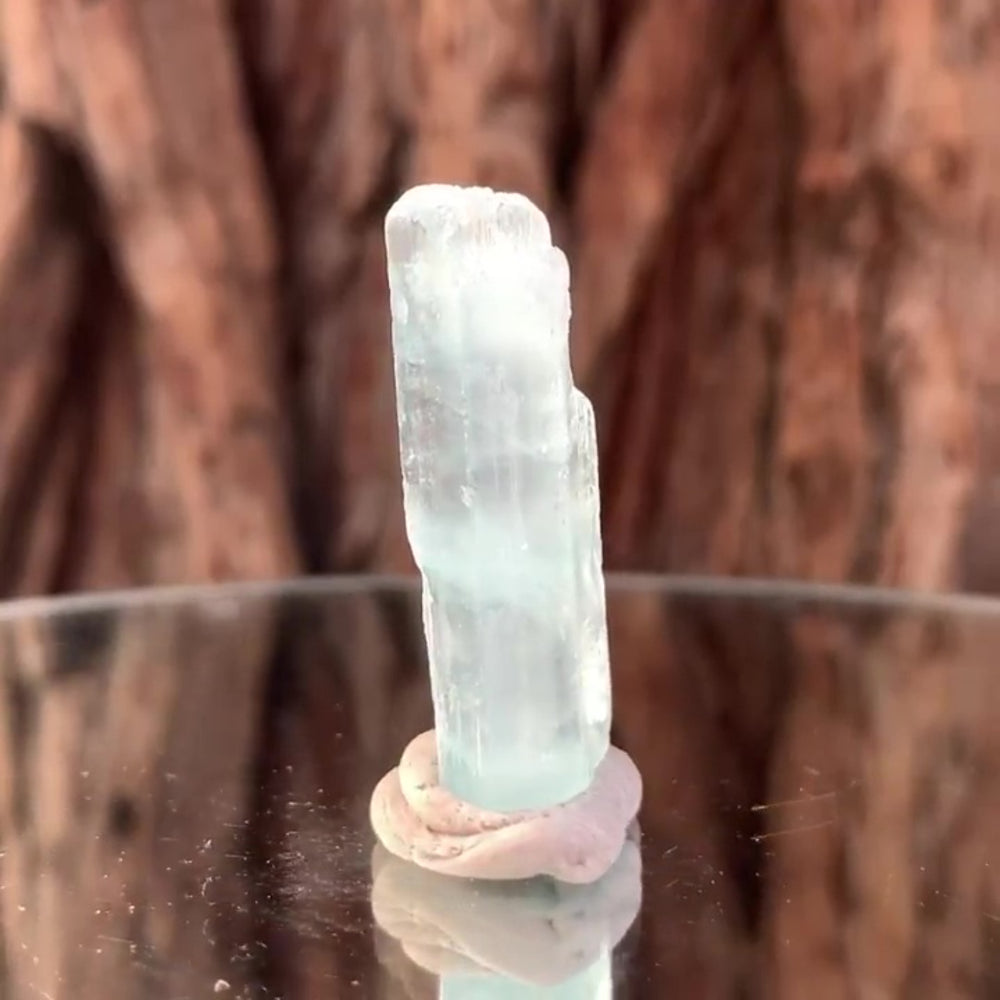 3.8cm 11g Aquamarine from Tiston Mine, Shigar District, Gilgit-Baltistan, Pakistan