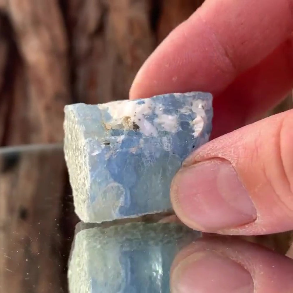 3.1cm 31g Aquamarine from Tiston Mine, Shigar District, Gilgit-Baltistan, Pakistan