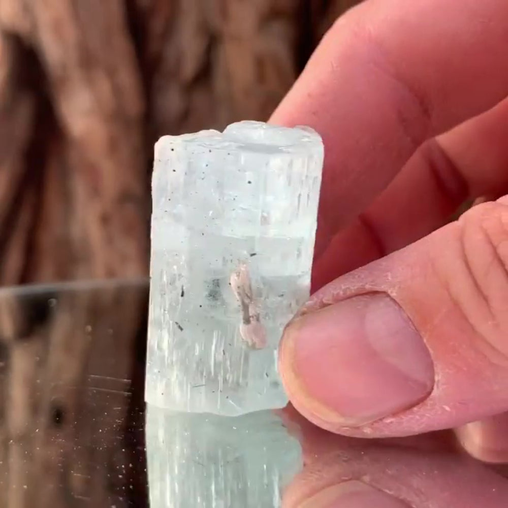 4.5cm 25g Aquamarine from Baha Mine, Shigar District, Gilgit-Baltistan, Pakistan