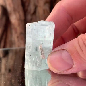 4.5cm 25g Aquamarine from Baha Mine, Shigar District, Gilgit-Baltistan, Pakistan