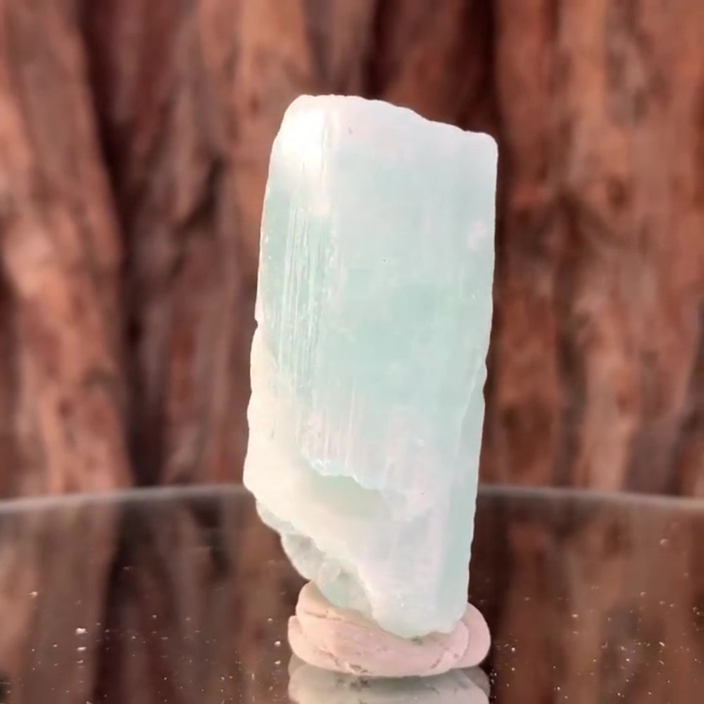 4.7cm 37g Aquamarine from Baha Mine, Shigar District, Gilgit-Baltistan, Pakistan
