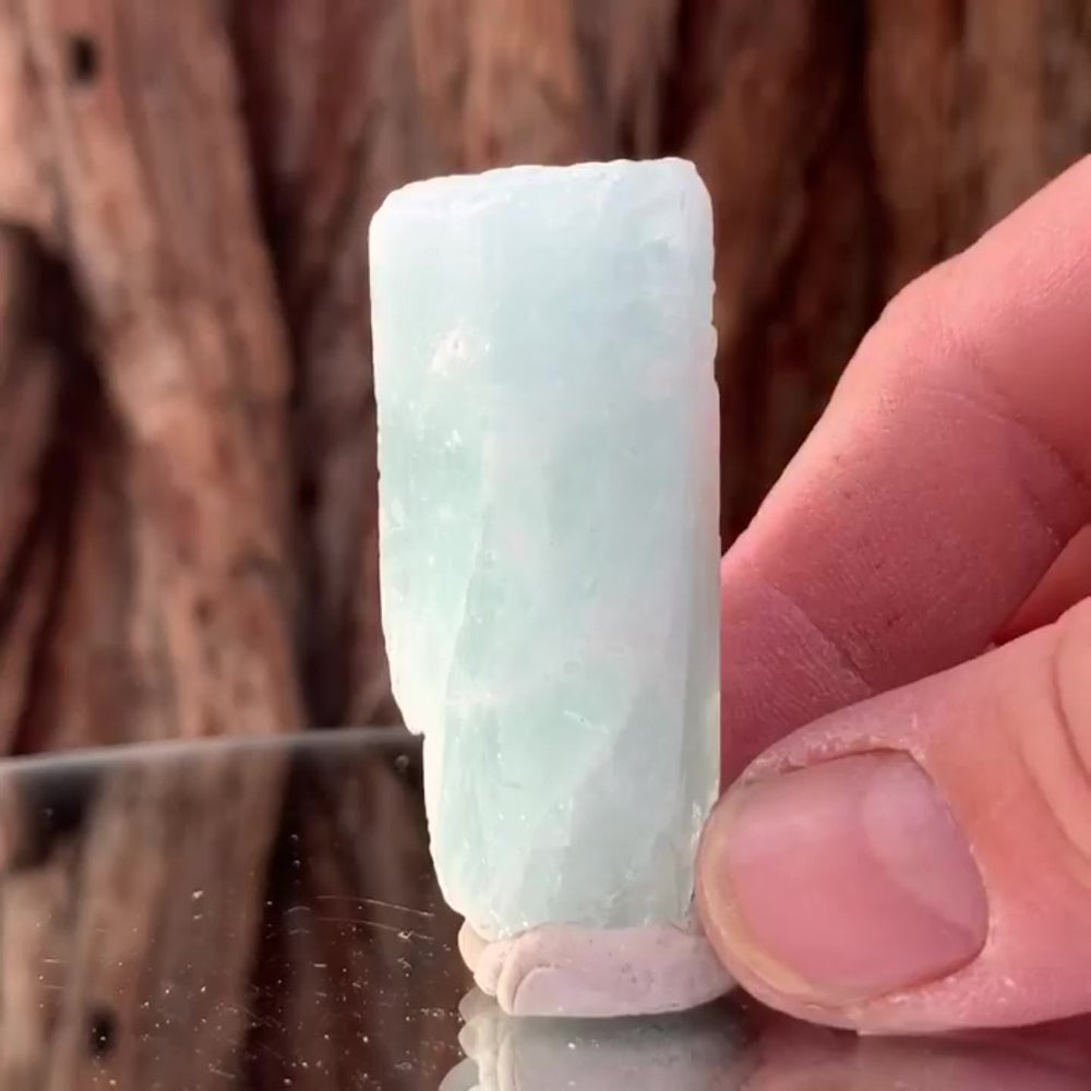 4.7cm 37g Aquamarine from Baha Mine, Shigar District, Gilgit-Baltistan, Pakistan
