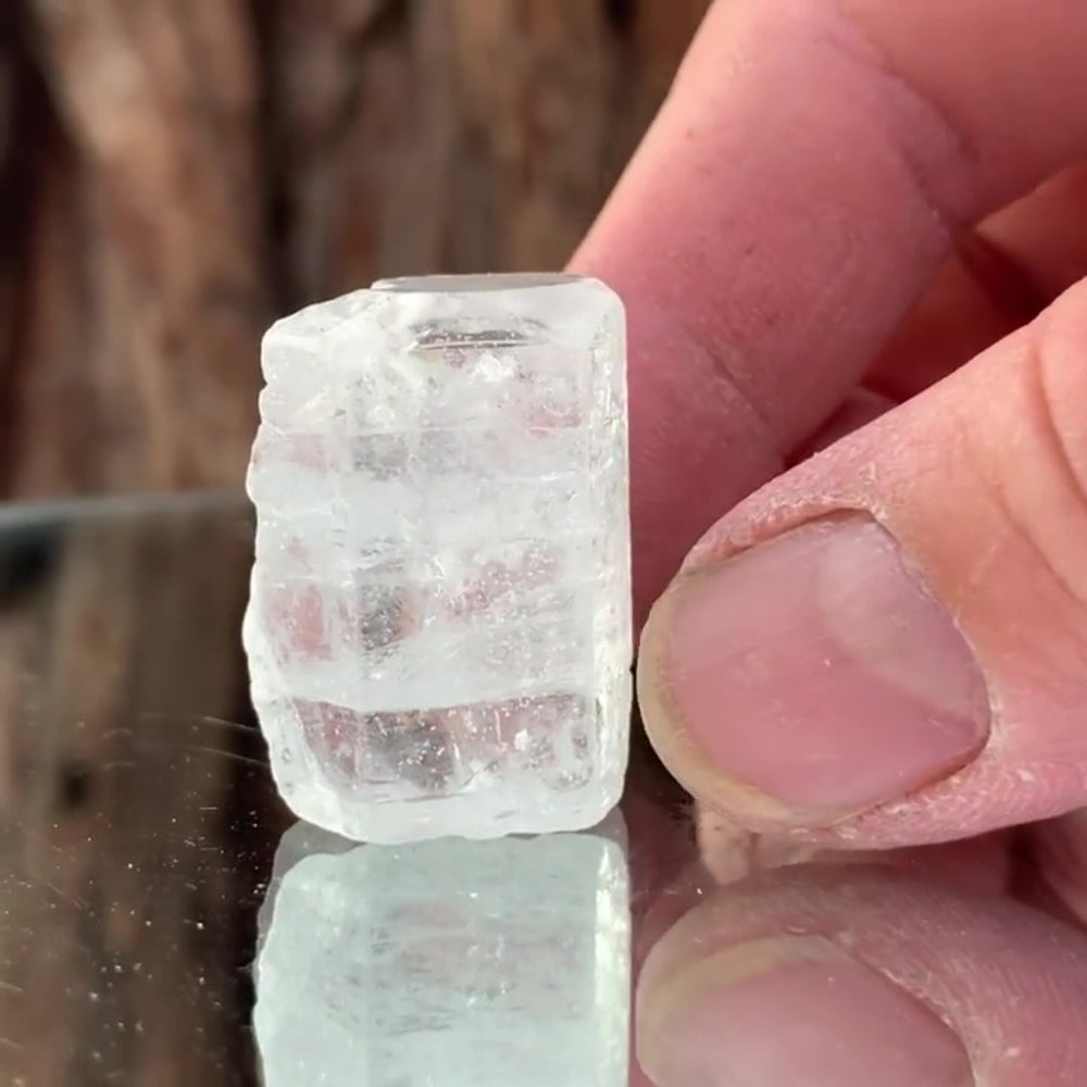 2.8cm 13g Aquamarine from Baha Mine, Shigar District, Gilgit-Baltistan, Pakistan